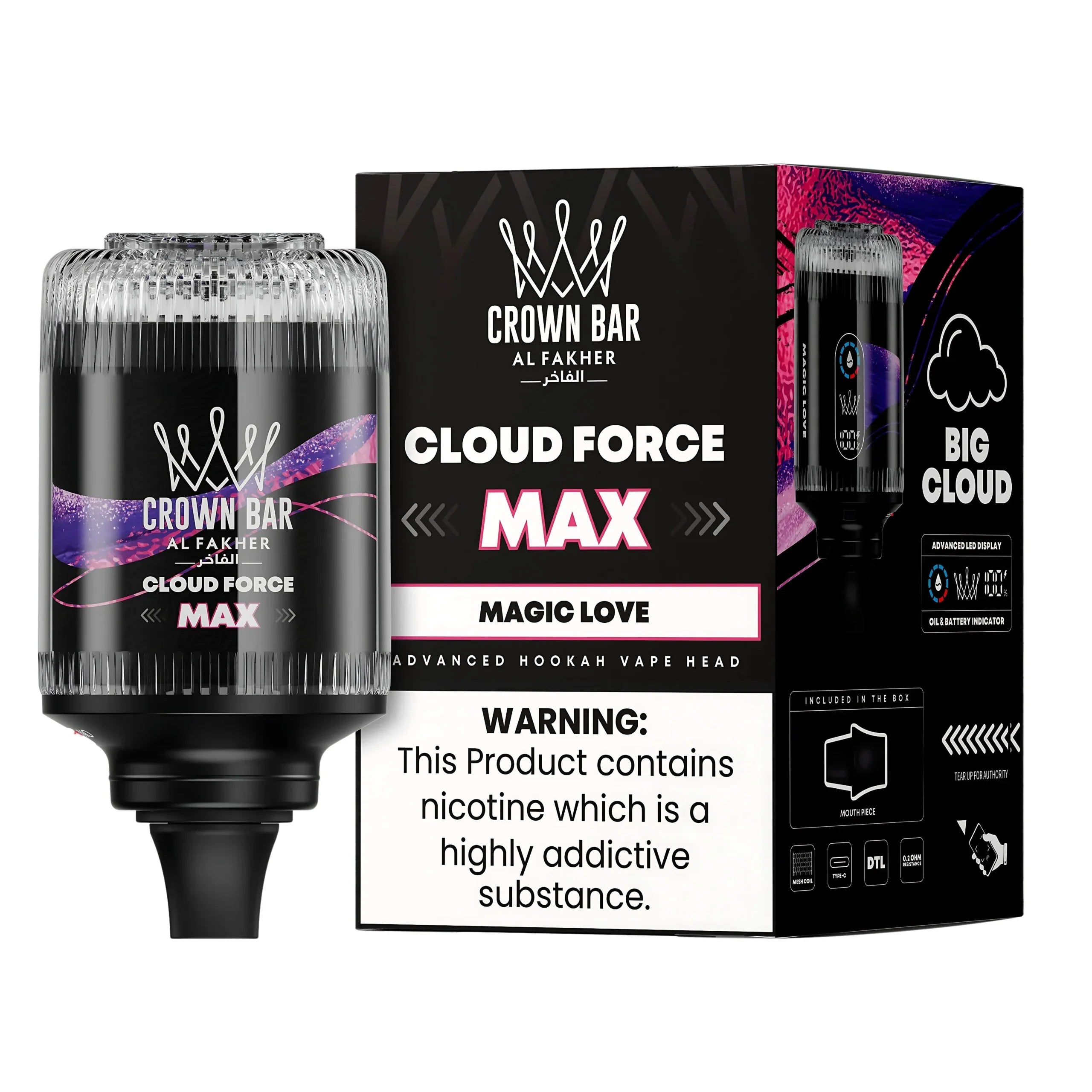 Buy Al Fakher Cloud Force Max 50K E-Head | Dual Device Buy Al Fakher Cloud Force Max 50K E-Head | Dual Device