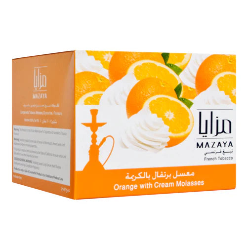 mazaya french tobacco Buy Mazaya Orange with Cream Hookah Tobacco – Smooth Citrus