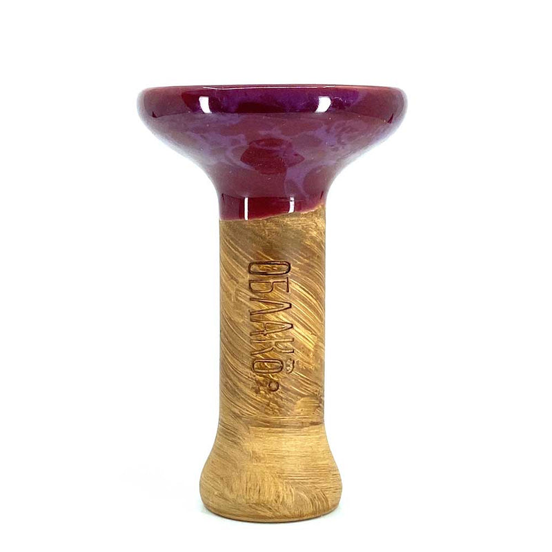 Bowl Oblako Phunnel M Glaze Hookah Bowl  Marble Burgundi/Violet  