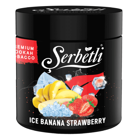 Buy Serbetli Ice Banana Strawberry Hookah Tobacco – Sweet & Refreshing