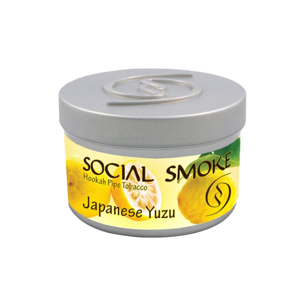 social tobacco Buy Social Smoke Japanese Yuzu Hookah Tobacco – Tart & Citrusy Flavor