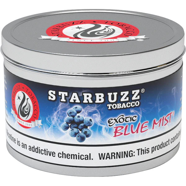 blue tobacco flavor OHM Pipe 16 oz. Bag Tobacco Stock Buy Starbuzz Blue Mist Hookah