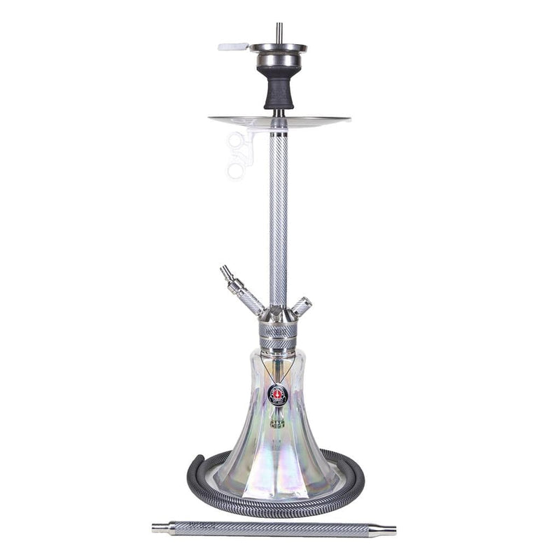 hookah Amy Carbonica Pride R Hookah (SS22.01)  White-Clear Base  