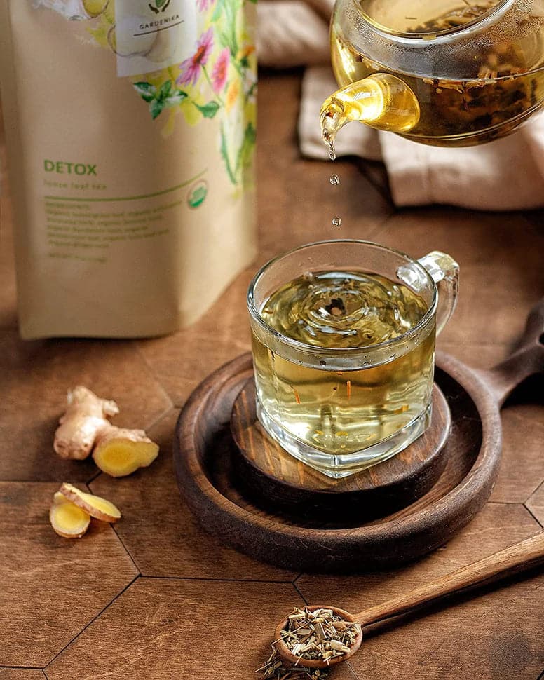 Tea Gardenika Detox Loose Leaf Herbal Tea, USDA Organic, Caffeine Free - 4 oz (114g)    