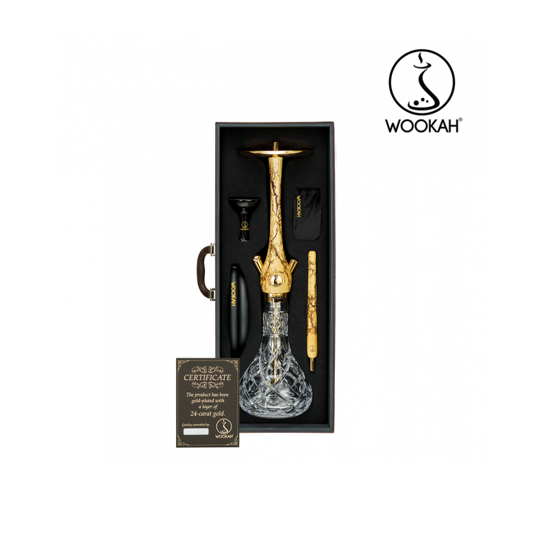 hookah Wookah 24K Gold-Plated Olives Grom Hookah Set