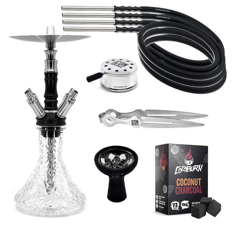  4-Hose Hookah Starter Kit    