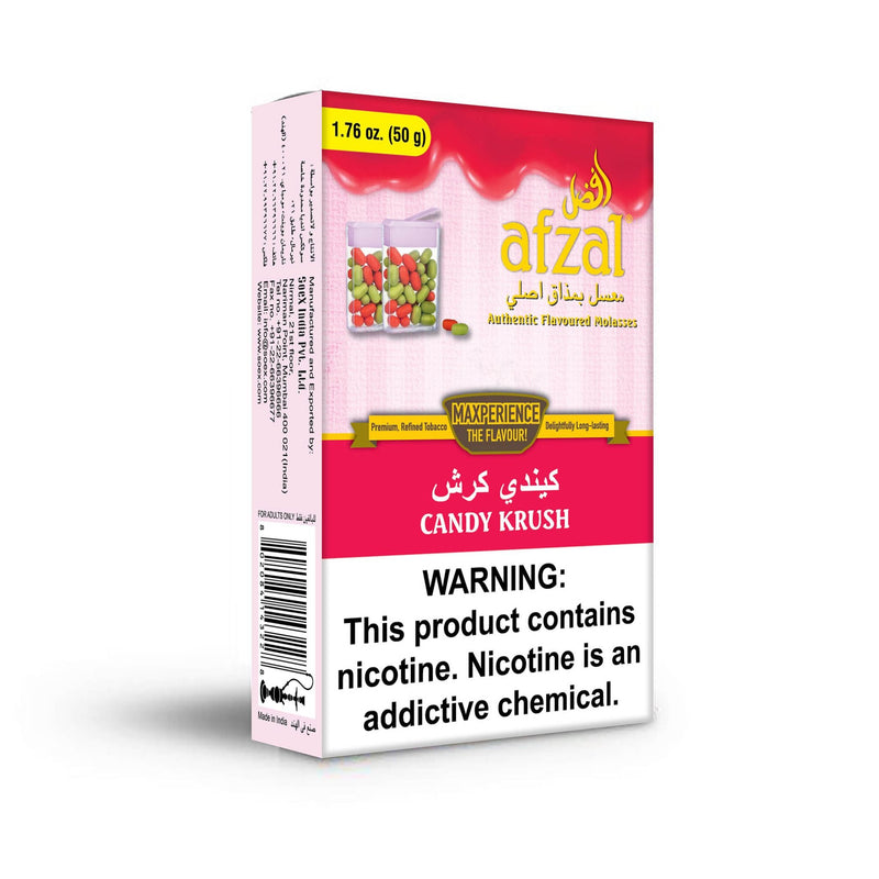 Tobacco Afzal Candy Krush Hookah Flavors    