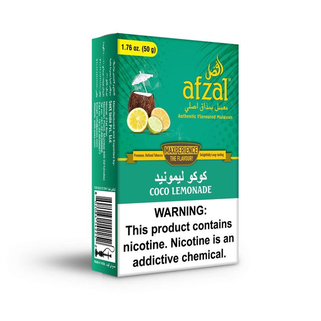 Tobacco Afzal Coco Lemonade Hookah Flavors    