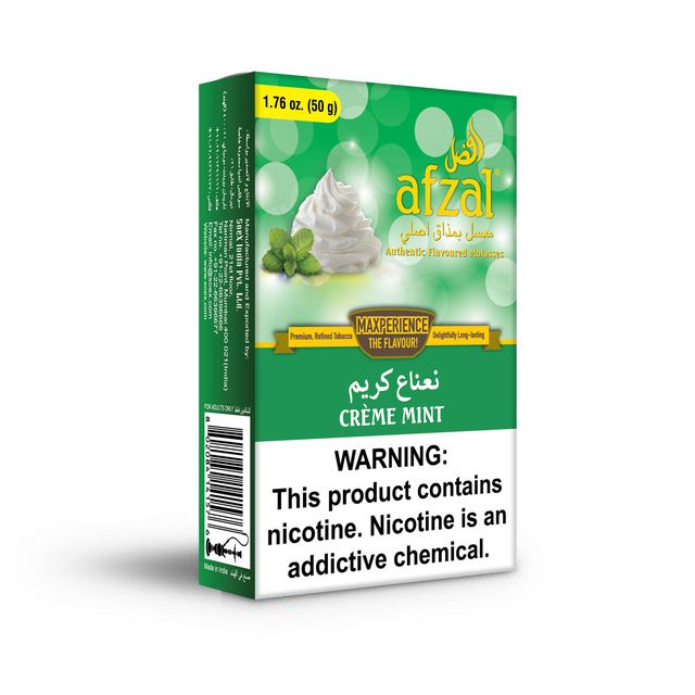 Tobacco Afzal Cream Mint Hookah Flavors    