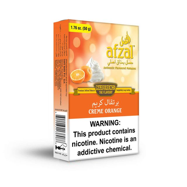 Tobacco Afzal Cream Orange Hookah Flavors    