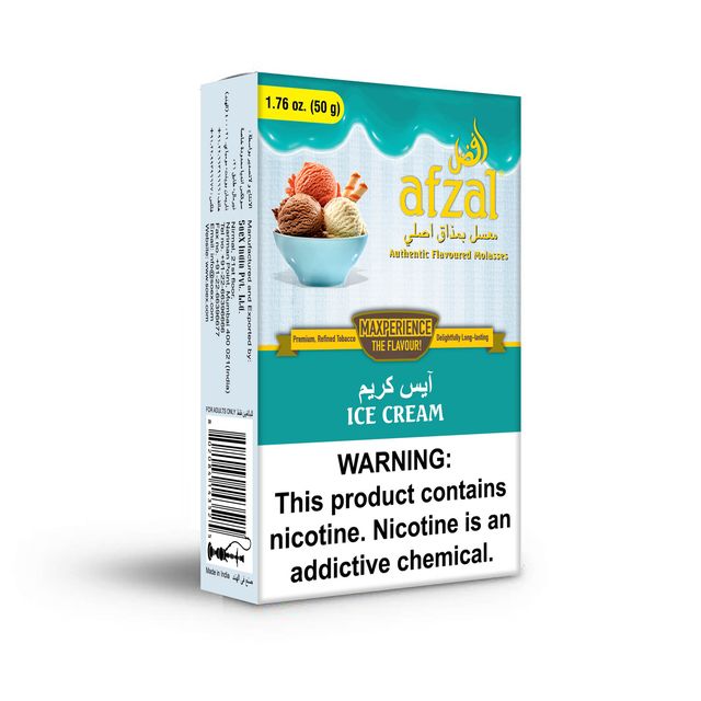 Tobacco Afzal Ice Cream Hookah Flavors    