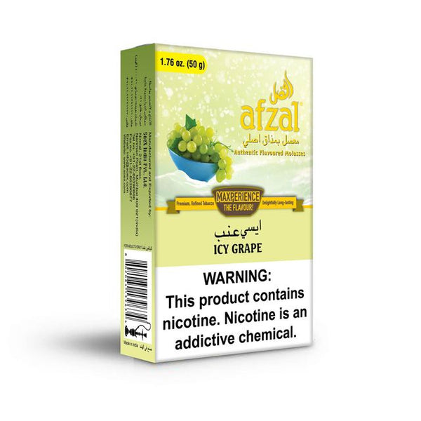 Tobacco Afzal Icy Grape Hookah Flavors    