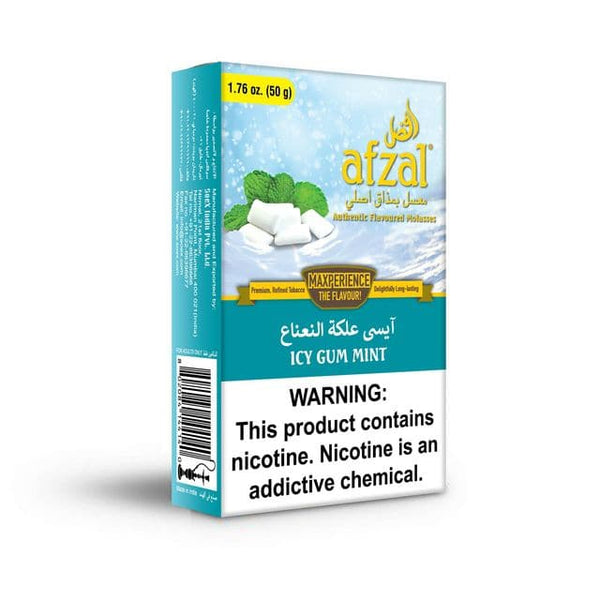 Tobacco Afzal Icy Gum Mint Hookah Flavors    