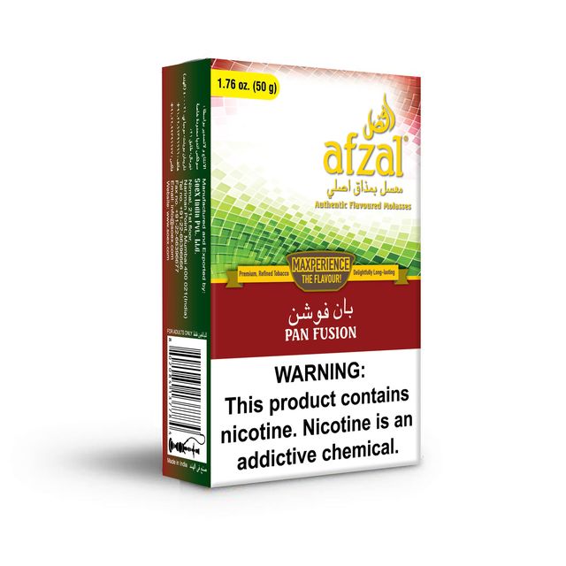 Tobacco Afzal Pan Fusion Hookah Flavors    