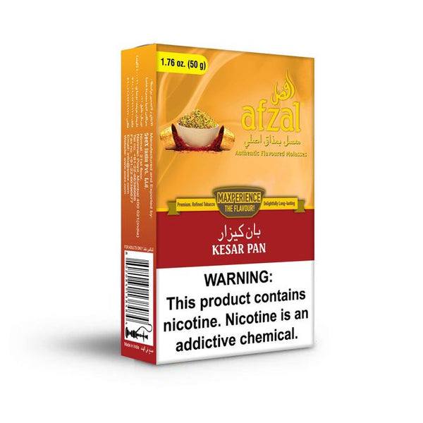 Tobacco Afzal Kesar Pan Hookah Flavors    