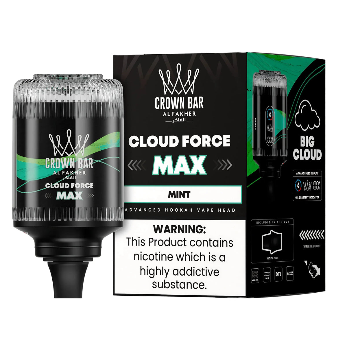 Buy Al Fakher Cloud Force Max 50K E-Head | Dual Device