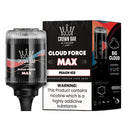 Al Fakher Crown Bar Cloud Force Max 50K E-Hookah Head Peach Ice