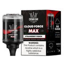 Al Fakher Crown Bar Cloud Force Max 50K E-Hookah Head Strawberry Punch