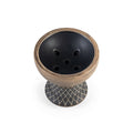 Bowl Alpha Hookah Shisha Bowl Turk Design Black Matte
