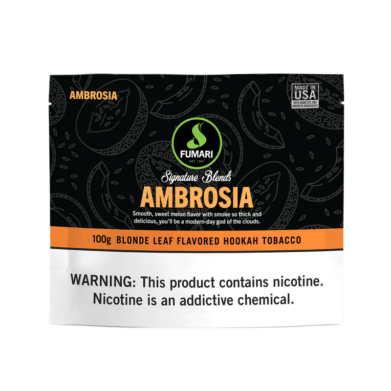 Tobacco Fumari Ambrosia Hookah Shisha Flavor 100g