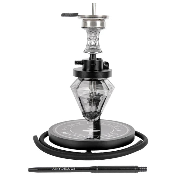 hookah Amy Deluxe Alu Crystal 1500 Hookah Black