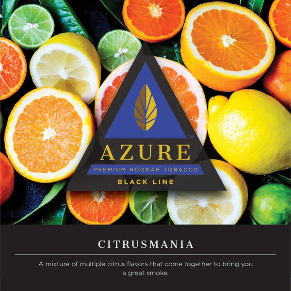 Tobacco Azure Black Line Citrusmania 100g    