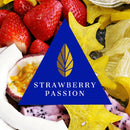 Tobacco Azure Gold Line Strawberry Passion Hookah Shisha Flavor