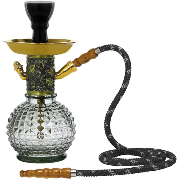 hookah MYA Bambino Gold Glass Small Hookah    