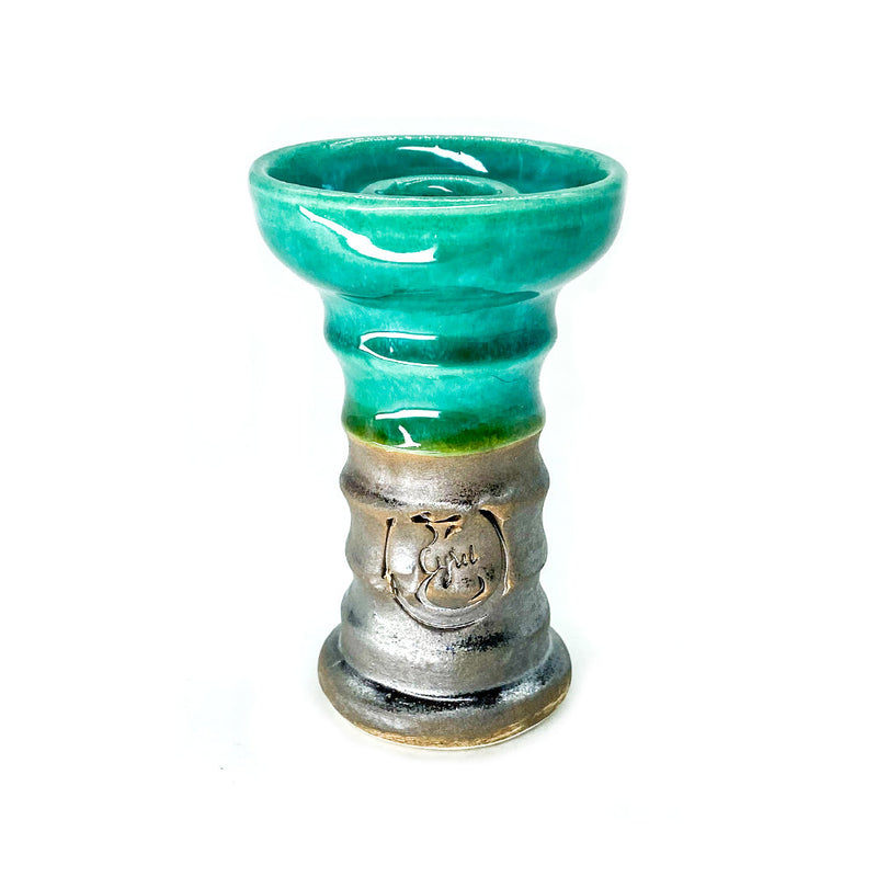 Bowl Cyril Thor Hookah Bowl  Green Silver  