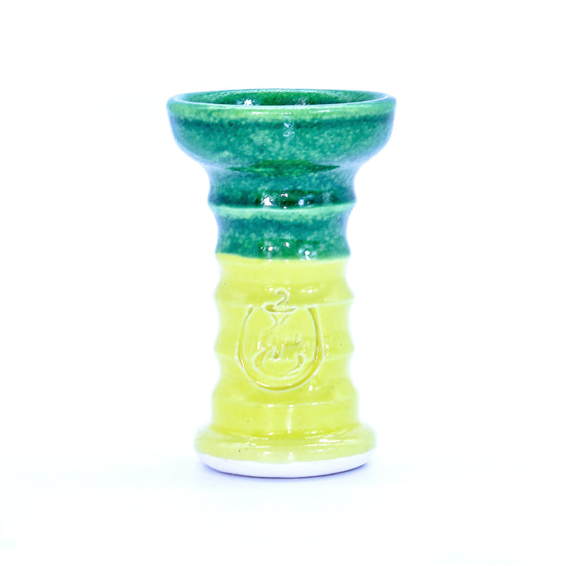 Bowl Cyril Thor Hookah Bowl  Green Yellow  