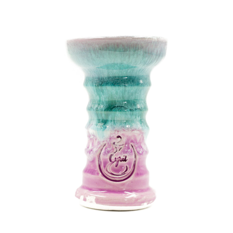 Bowl Cyril Thor Hookah Bowl  Purple Turquoise  