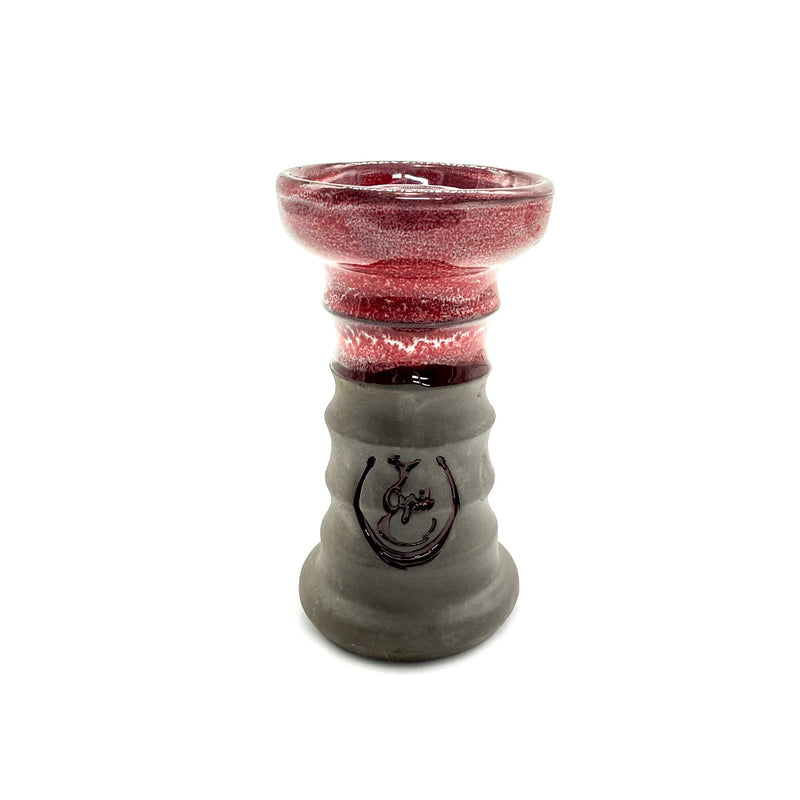 Bowl Cyril Thor Hookah Bowl  Red Gray  