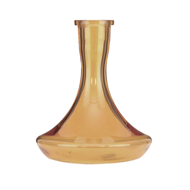 Base Traditional Glass Hookah Base  Amber  