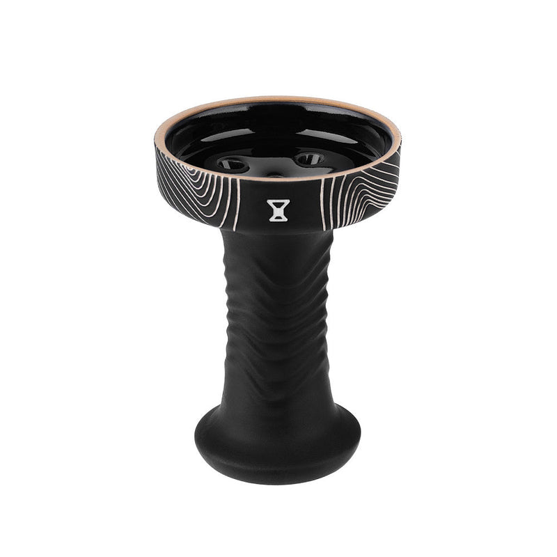 Alpha Hookah Shisha Bowl Wave Killer - Black Cenote