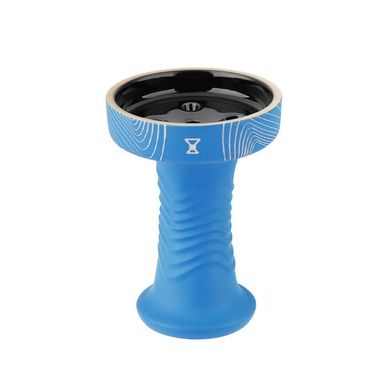 Alpha Hookah Shisha Bowl Wave Killer - Blue Cenote
