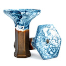 Bowl Moon Grand Phunnel Hookah Shisha Bowl Blue