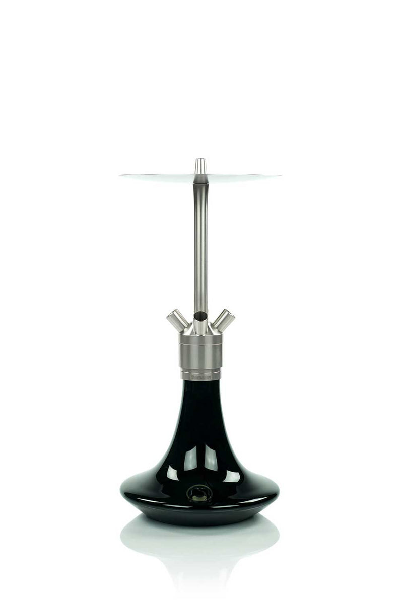 hookah Steamulation Classic Platinum Hookah  Black  