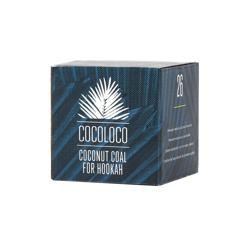 Charcoal Cocoloco Coconut Hookah Coals 26 mm    