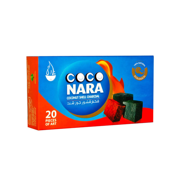 Charcoal Coconara Natural Hookah Coals - Flats (20 pieces)    