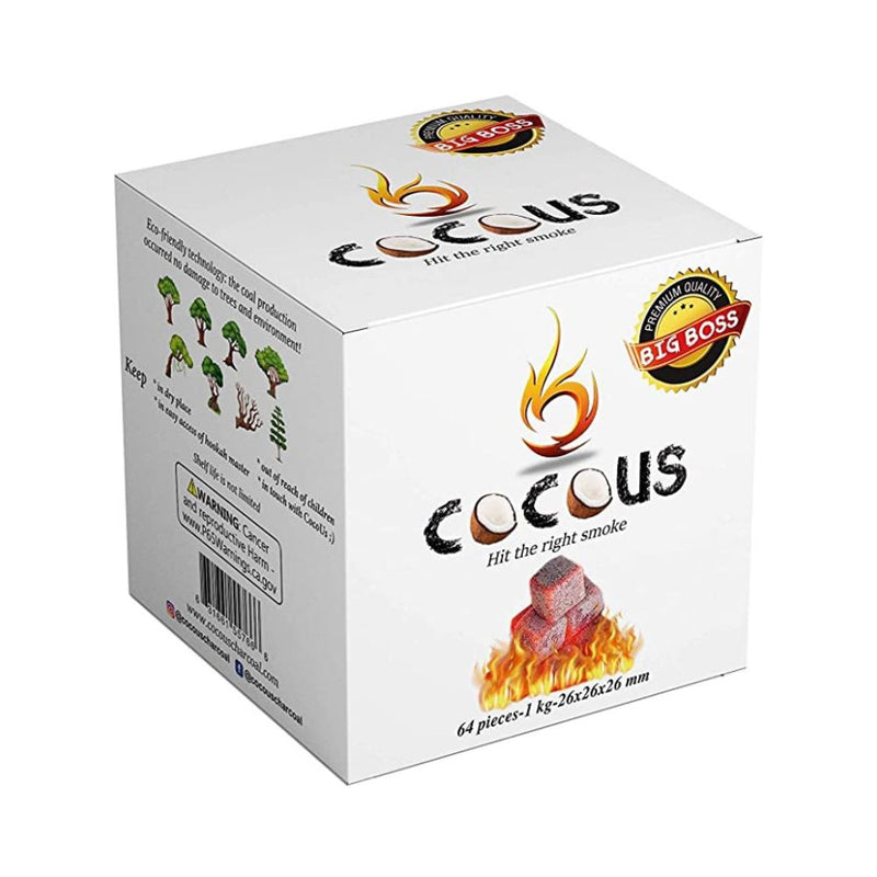 Charcoal CocoUS Natural Hookah Coals 26 mm    