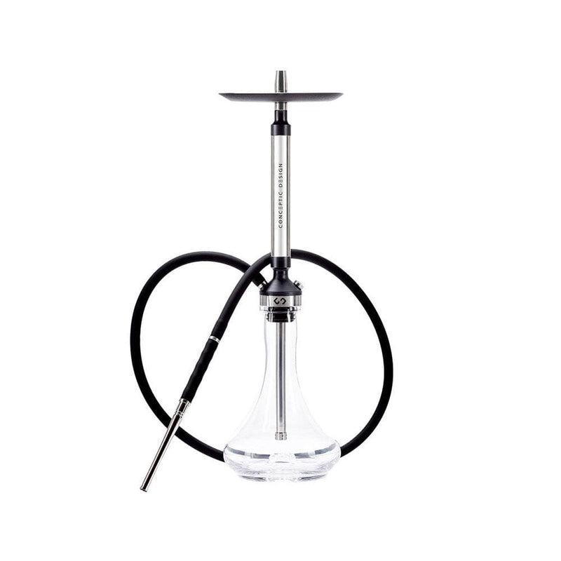 hookah Conceptic Design Steel Hookah  Clear  