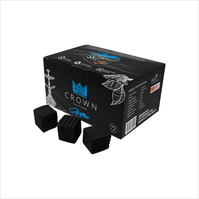 Charcoal Crown Airflow 25mm Hookah Coals    