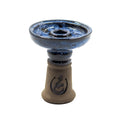 Bowl Cyril Slayer Hookah Shisha Bowl Blue Brown