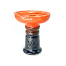 Bowl Cyril Slayer Hookah Shisha Bowl Brown Orange