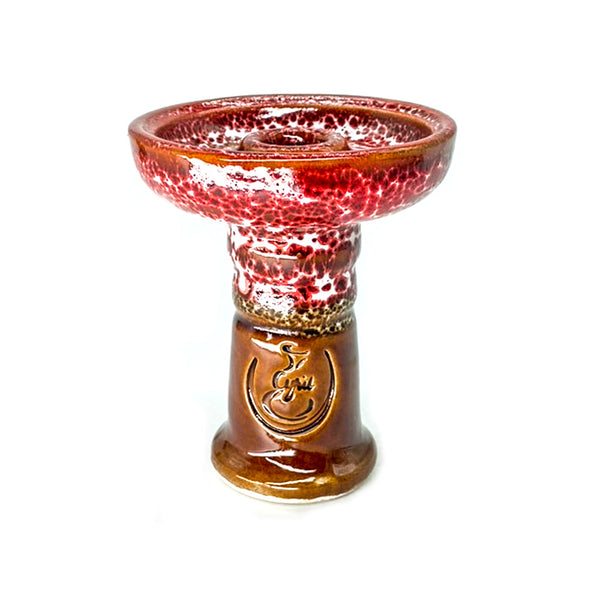 Bowl Cyril Slayer Hookah Bowl  Brown Red  