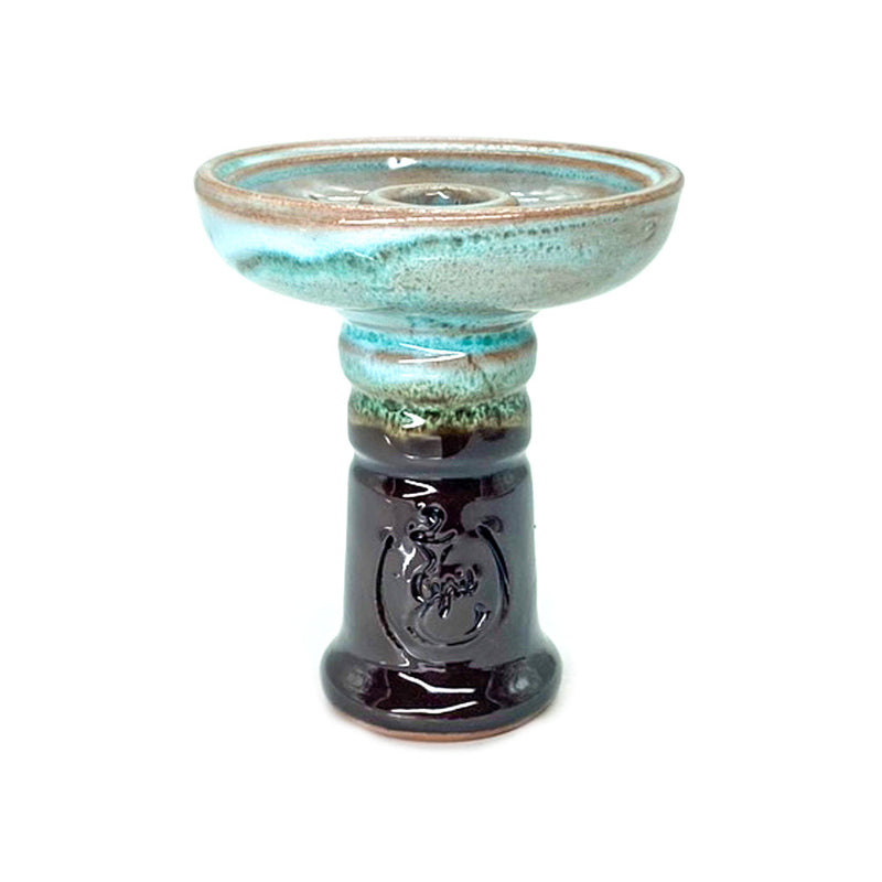 Bowl Cyril Slayer Hookah Bowl  Brown Turquoise  