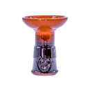 Bowl Cyril Sniper Hookah Shisha Bowl Brown Orange