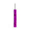 Poker Cyril Resin Short Hookah Foil Poker  Purple  