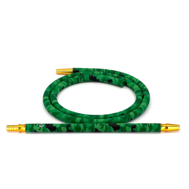 Hose Cyril Premium Silicone Hookah Hose  Green Camo  