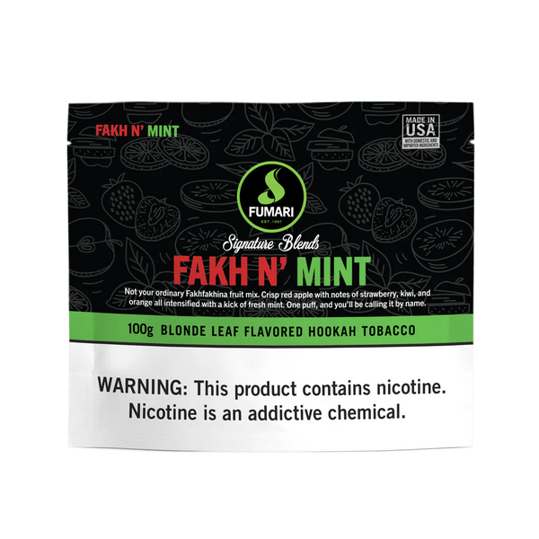 Tobacco Fumari Fakh N' Mint Hookah Shisha Flavor 100g